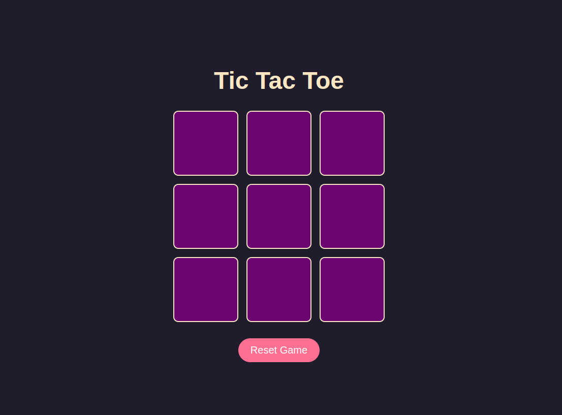 Tic-Tac-Toe Game